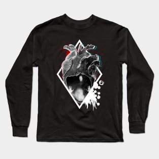 In my Heart, Trash style, anatomical Heart Long Sleeve T-Shirt